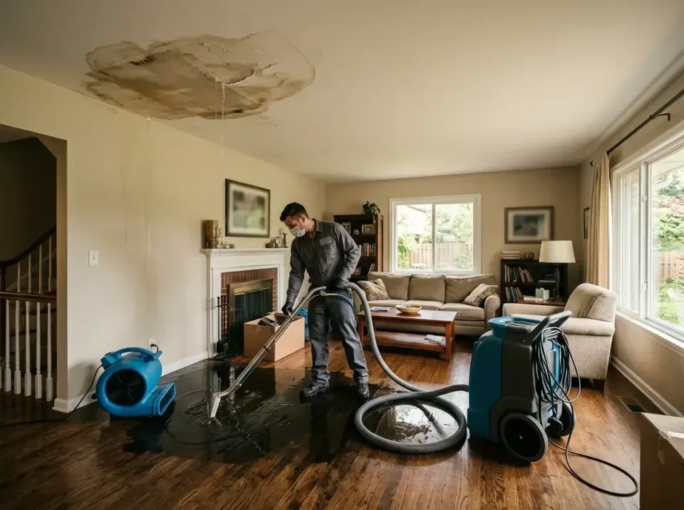 attic-pipe-burst-ceiling-drip-008 — frequently asked questions, Water Damage Restoration & Carpet Care in Brookings, SD